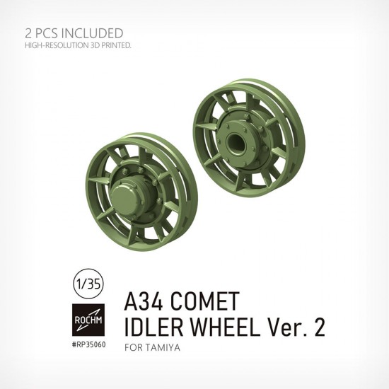 1/35 A34 Comet Idler Wheel Ver. 2 for Tamiya kits