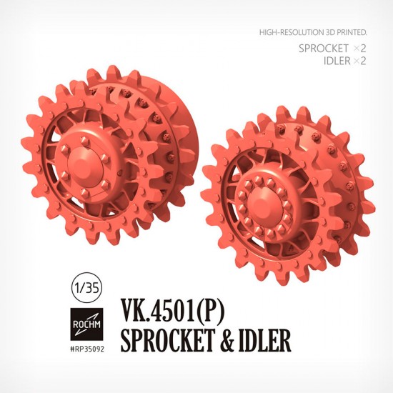 1/35 VK.4501(P) Sprocket and Idler