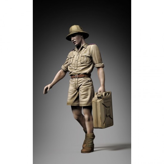 1/35 German DAK Soldier Holding Jerry Can