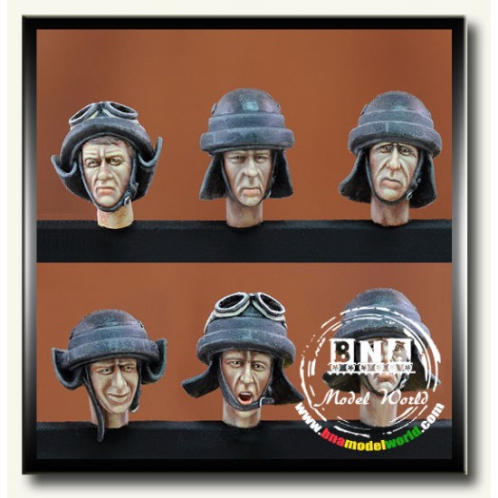 1/35 WWII Italian Tankers Heads