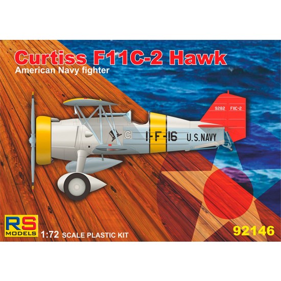 1/72 US Navy Curtiss F-11C Hawk Biplane Fighter