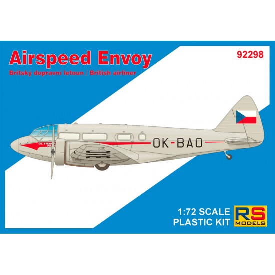 1/72 British Airspeed Envoy Castor Engine Airliner