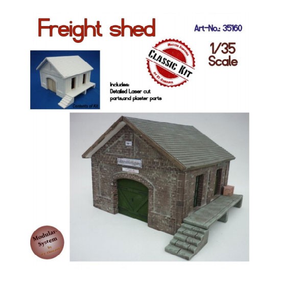 1/35 Freight Shed Guterschuppen (Modular System)