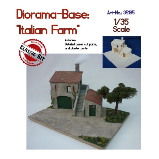 1/35 Diorama-Base: Italian Farm