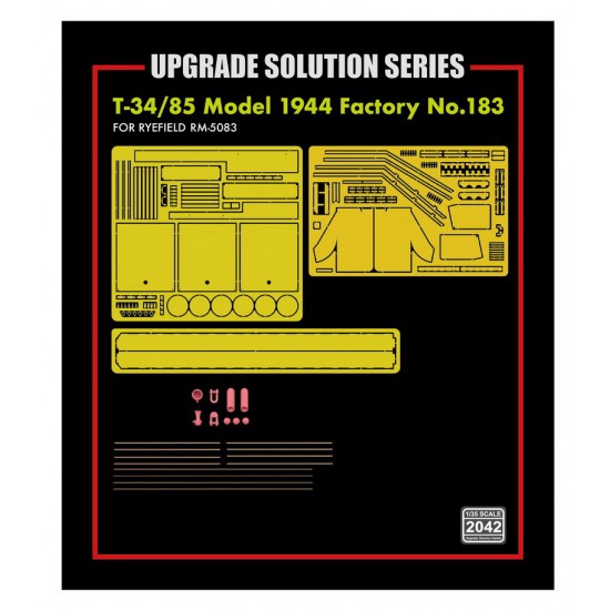 1/35 T-34/85 Model 1944 Factory No.183 Upgrade set Detail set for RM-5083