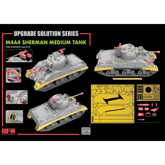 1/35 M4A4 Sherman Medium Tank Detail Set for RM-5119