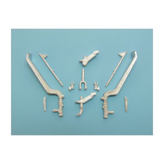 1/32 F2A Buffalo Landing Gear for Czech Model & Special Hobby kits (white metal)