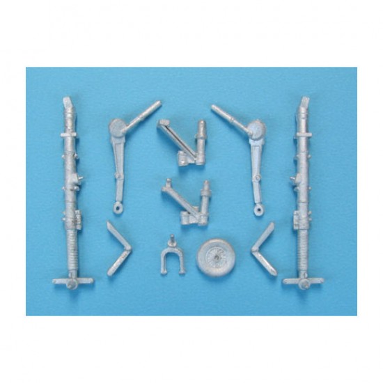 1/48 Fw 190 Landing Gear for Hasegawa kits (white metal)