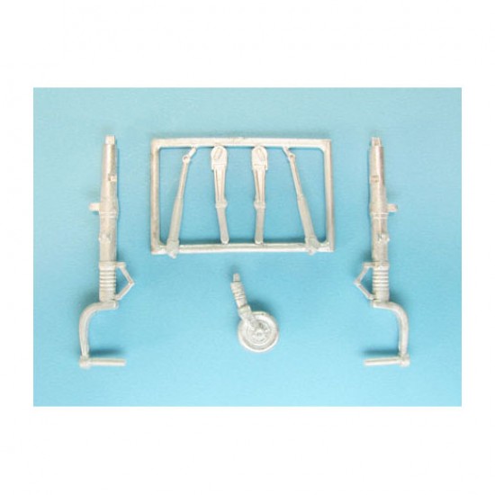 1/48 Blohm & Voss BV 141 Landing Gear for Hobby Boss kits (white metal)