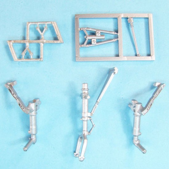 1/72 B/RB-66B Destroyer Landing Gear for Italeri/Testors kits (white metal)