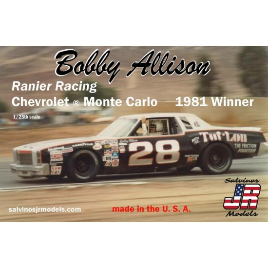 1/25 Bobby Allison #28 Ranier Racing Chevy Monte Carlo 1981 [BAMC1981R]