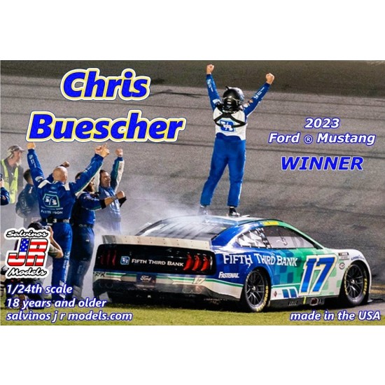 1/24 RFK Racing 2023 Chris Buescher Ford Mustang 'Daytona Winner' [RFF2023CBD]