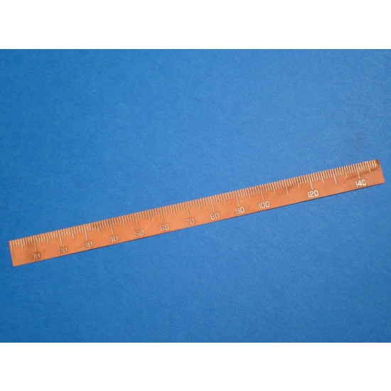 Flexible Copper Ruler in mm (millimetre)