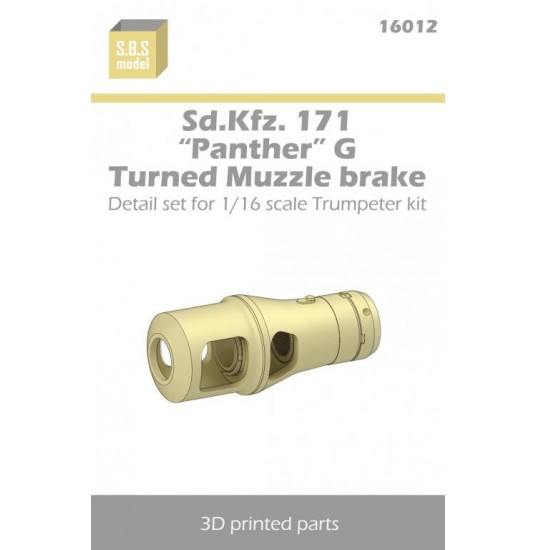 1/16 SdKfz. 171 Panther G Muzzle Brake (Turned) for Trumpeter kit