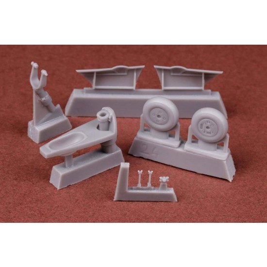 1/32 Supermarine Spitfire Retractable Tail Wheel Set for Revell Kit