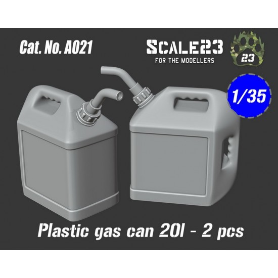 1/35 Plastic Gas Can 20L (2pcs)