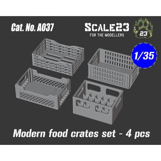 1/35 Modern Food Crates Set (4pcs)