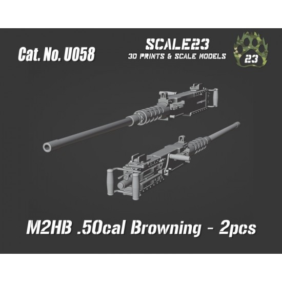 1/35 M2Hb .50 Cal (2pcs) Heavy Machine Gun