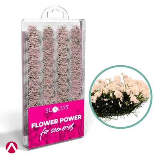 [Soil Works] Flower Power for Sceneries #Pink (4 strips, each height: approx 1cm)