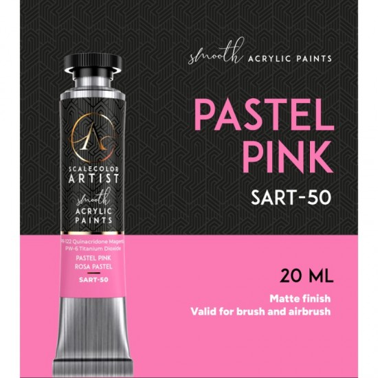 Pastel Pink (20ml Tube) - Artist Range Smooth Acrylic Paint