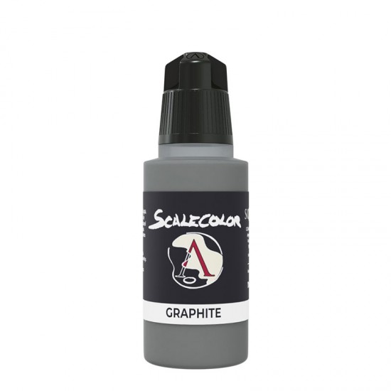 Acrylic Paint - Scale Color #Graphite (17ml, Super-Matt Finish)