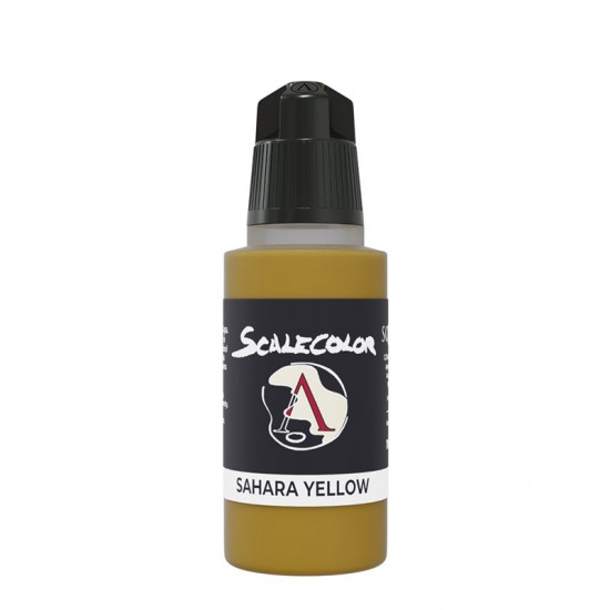 Acrylic Paint - Scale Color #Sahara Yellow (17ml, Super-Matt Finish)