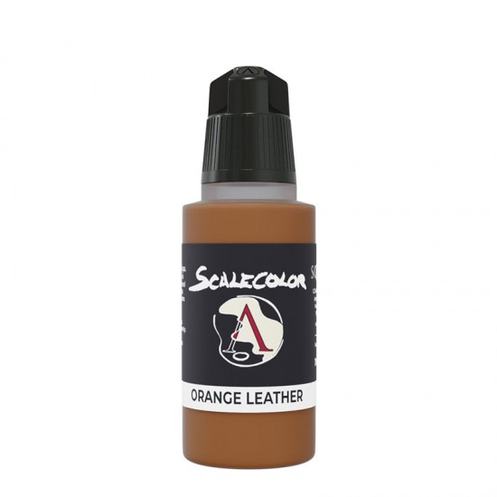 Acrylic Paint - Scale Color #Orange Leather (17ml, Super-Matt Finish)