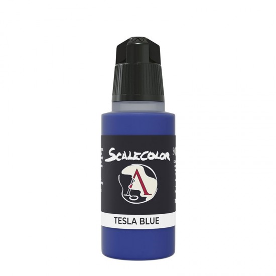 Acrylic Paint - Scale Color #Tesla Blue (17ml, Super-Matt Finish)