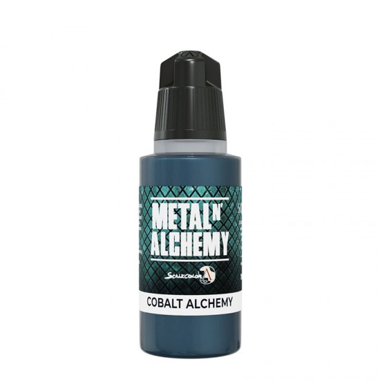 Acrylic Paint - Metal 'N Alchemy #Cobalt Metal (17ml, Ultra Fine Pigment)