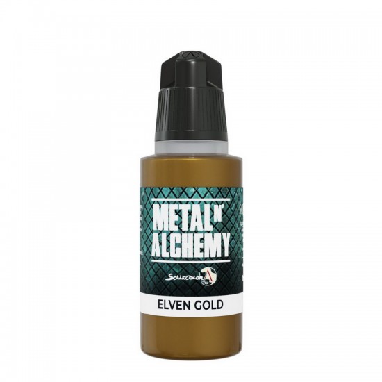 Acrylic Paint - Metal 'n Alchemy #Elven Gold (17ml, Ultra Fine Pigment)