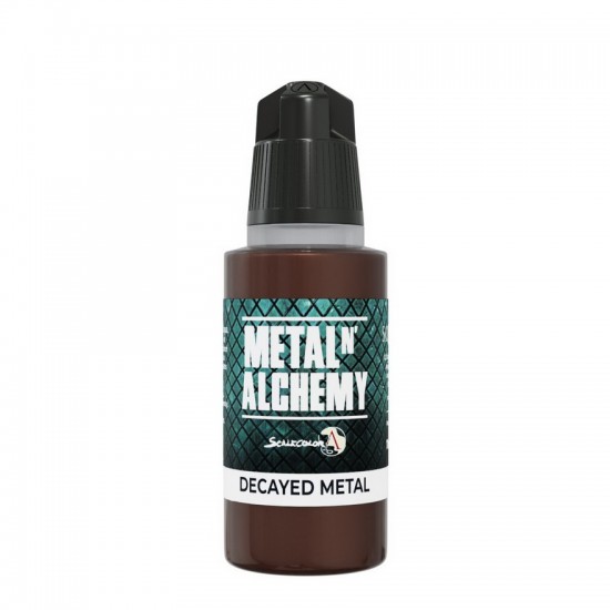 Acrylic Paint - Metal 'n Alchemy #Decayed Metal (17ml, Ultra Fine Pigment)