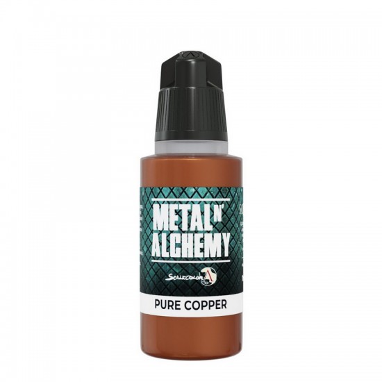 Acrylic Paint - Metal 'n Alchemy #Pure Copper (17ml, Ultra Fine Pigment)