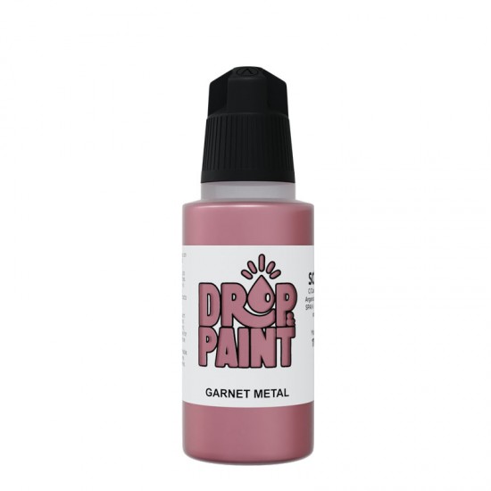 Drop & Paint Range Acrylic Colour - Garnet Metal (17ml)