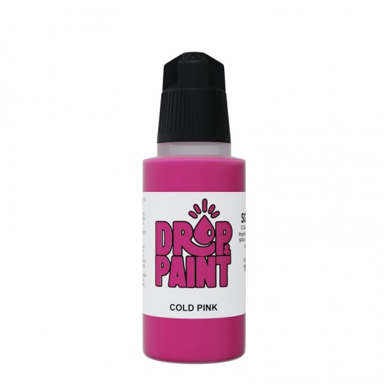 Drop & Paint Range Acrylic Colour - Cold Pink (17ml)