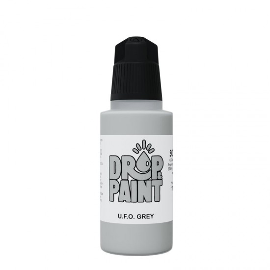 Drop & Paint Range Acrylic Colour - U.F.O Grey (17ml)