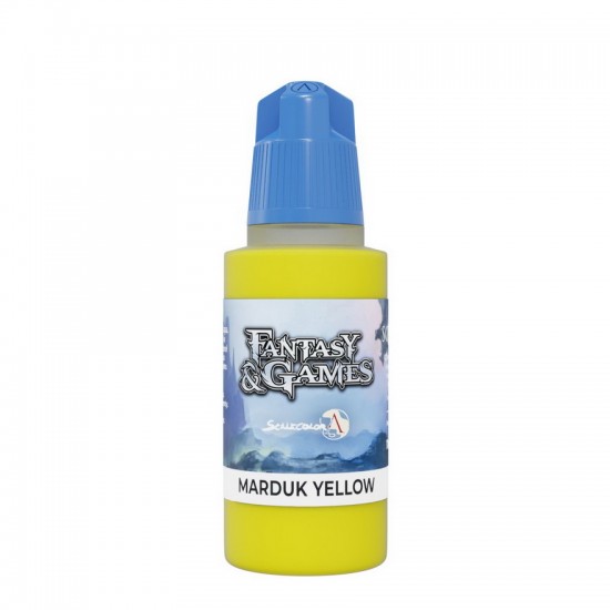 Acrylic Paint - Fantasy & Games #Marduk Yellow (17ml, Satin Finish)