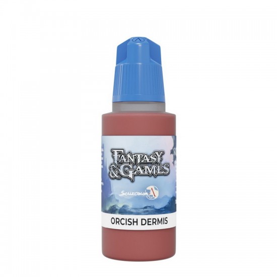 Acrylic Paint - Fantasy & Games #Orcish Dermis (17ml, Satin Finish)