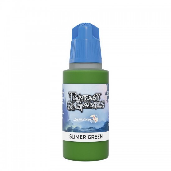 Acrylic Paint - Fantasy & Games #Slimer Green (17ml, Satin Finish)