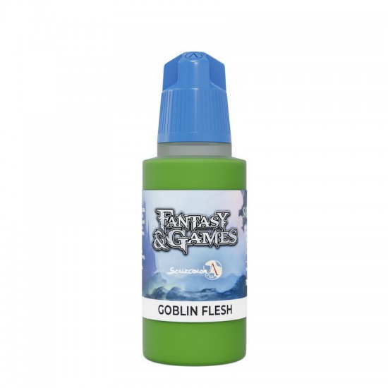 Acrylic Paint - Fantasy & Games #Goblin Flesh (17ml, Satin Finish)