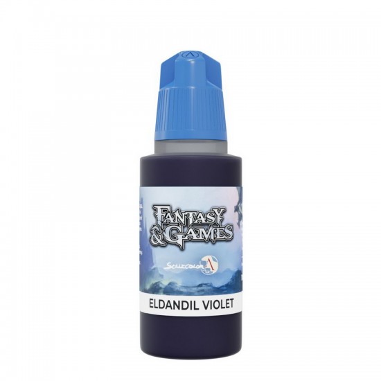 Acrylic Paint - Fantasy & Games #Eldandil Violet (17ml, Satin Finish)