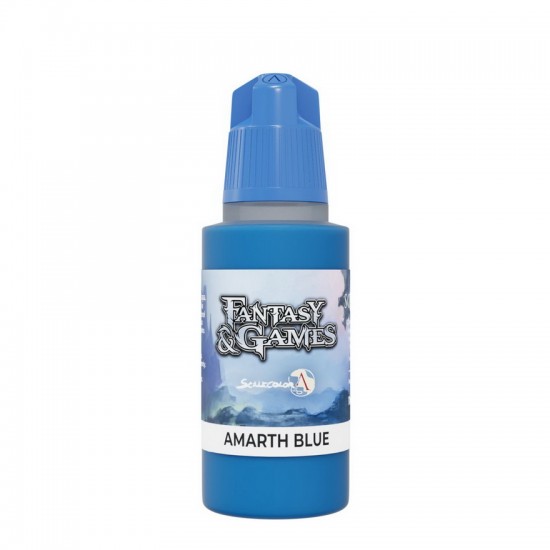 Acrylic Paint - Fantasy & Games #Amarth Blue (17ml, Satin Finish)