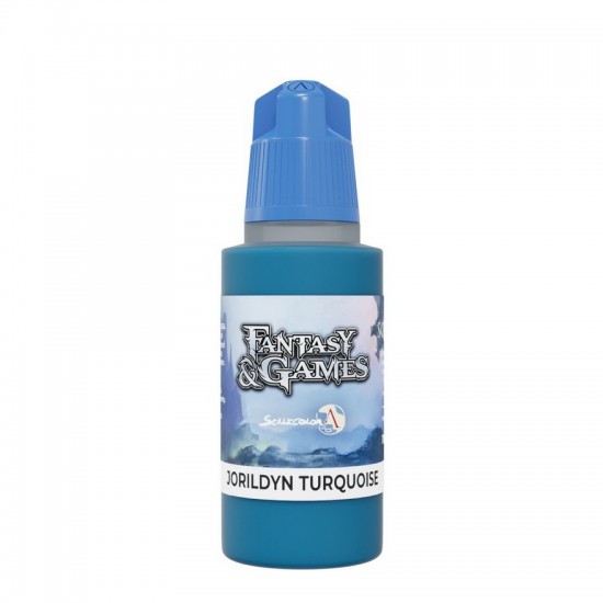 Acrylic Paint - Fantasy & Games #Jorildyn Turquoise (17ml, Satin Finish)