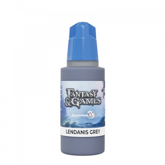 Acrylic Paint - Fantasy & Games #Lendanis Grey (17ml, Satin Finish)