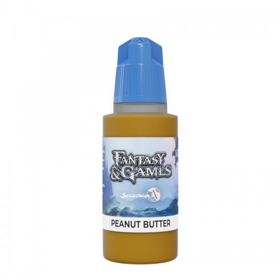 Acrylic Paint - Fantasy & Games #Peanut Butter (17ml, Satin Finish)