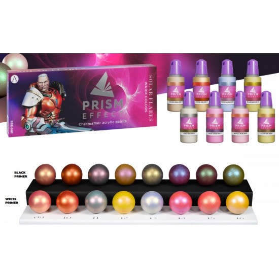 Acrylic Paints Set - Prism Effect Solar Flare (8 x 17ml)