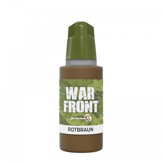 Acrylic Paint - Warfront #Rotbraun (17ml, Matt Finish)