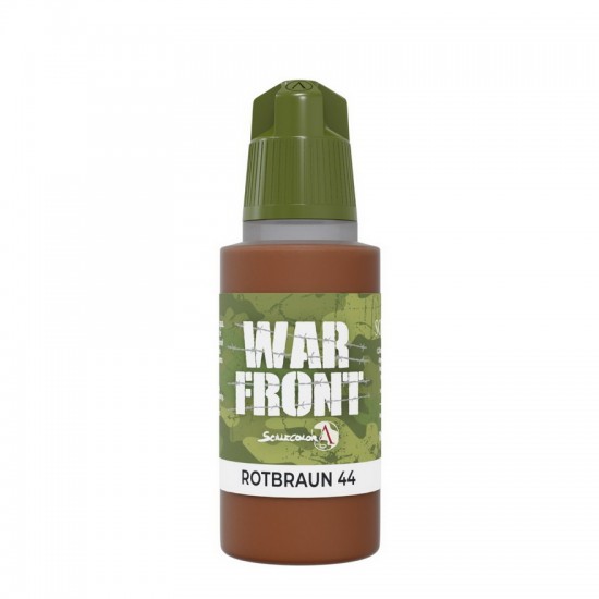 Acrylic Paint - Warfront #Rotbraun 44 (17ml, Matt Finish)