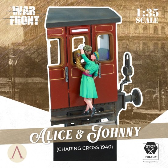 1/35 Warfront - Alice & Johnny Charing Cross 1940 (2 figures & scenery)