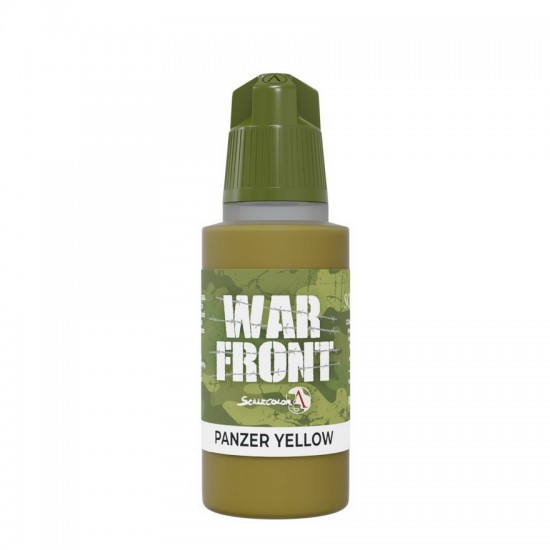 Acrylic Paint - Warfront #Panzer Yellow (17ml, Matt Finish)