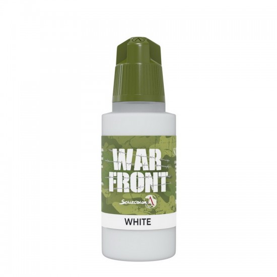 Acrylic Paint - Warfront #White (17ml, Matt Finish)